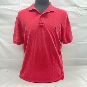 Men’s Polo Ralph Lauren Short Sleeve Polo Shirt Size Large Red
